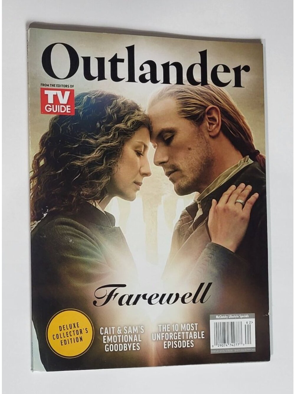 Outlander Farewell TV Guide Collectors Magazine Cait & Sams Emotional Goodbye